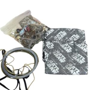 Crafting Bundle Star Wars Fabric, Crafting Jewelry, And Metal Hoops